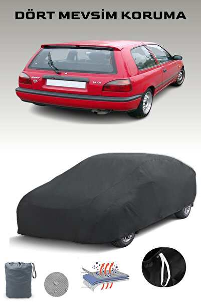 Breen غطاء سيارة نيسان صني 3 هاتشباك أسود، غطاء سيارة، خيمة سيارة