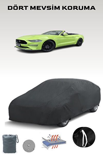 Breen غطاء سيارة فورد موستانج كونفيرتيبل 4 أسود، غطاء سيارة، خيمة سيارة