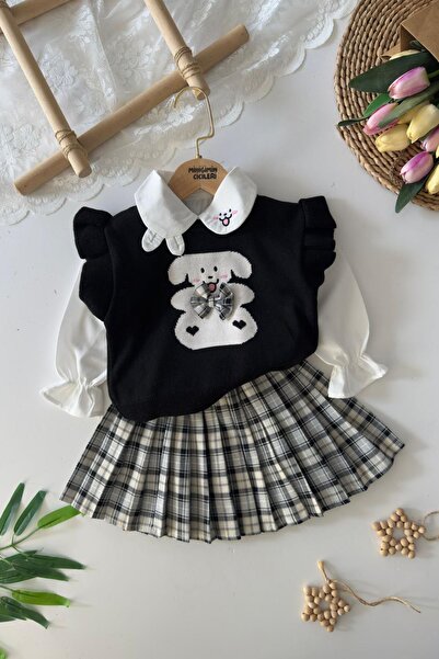 Minigimin Cicileri Моето малко момиченце с сладка пола с шотландски каре и за...