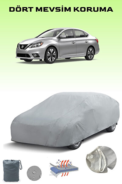 Breen غطاء سيارة رمادي لنيسان سنترا 2015 - 2019، غطاء سيارة، خيمة سيارة