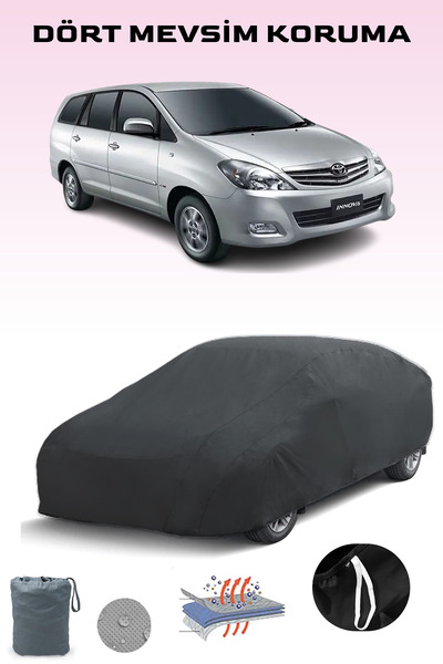 Breen غطاء سيارة تويوتا إنوفا 1 أسود، غطاء سيارة، خيمة سيارة