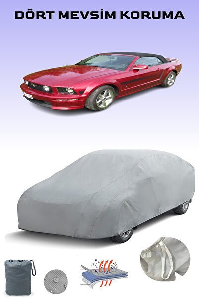 Breen غطاء سيارة فورد موستانج كونفيرتيبل V باللون الرمادي، غطاء سيارة، خيمة س...