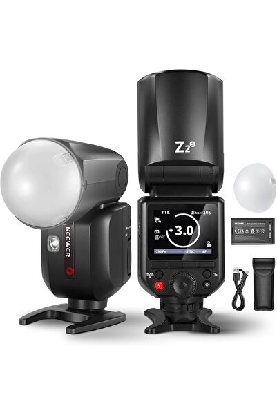 NEEWER فلاش Z2-S 2.4G TTL برأس دائري متوافق مع كاميرات سوني
