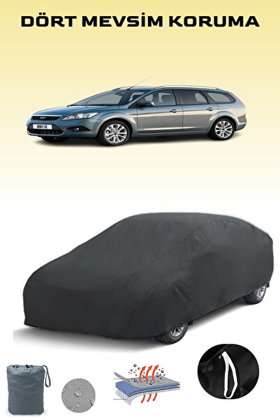 Breen غطاء سيارة فورد فوكس واجن 2008 - 2010 باللون الأسود، غطاء سيارة، خيمة سيارة