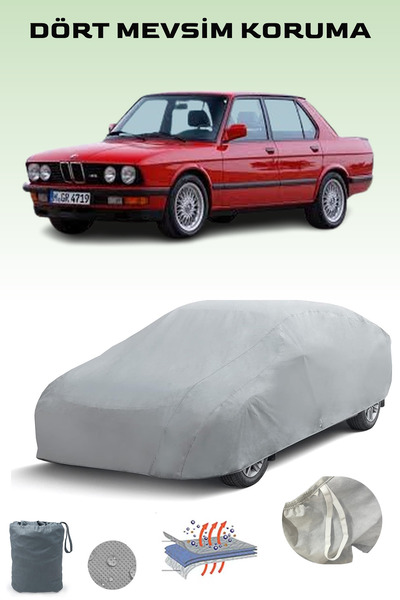 Breen غطاء سيارة رمادي لسيارة بي إم دبليو إم5 (إي28) موديلات 1985 - 1988، غطاء سيارة، خيمة سيارة