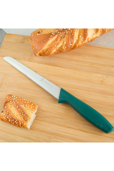 Aryıldız Primo Lazer Ekmek Bıçağı Yeşil 17 cm