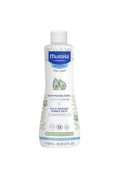 Mustela multi-sensory bath foam, 750ml