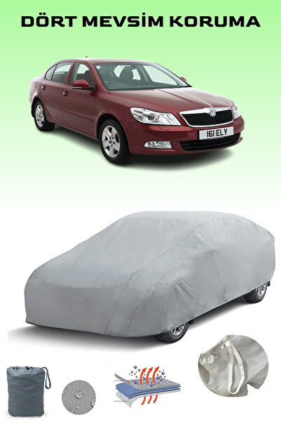 Breen غطاء سيارة رمادي لسكودا أوكتافيا 2، غطاء سيارة، خيمة سيارة