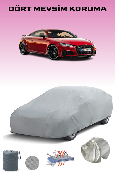 Breen غطاء سيارة رمادي لأودي تي تي كوبيه 2018 - 2021، غطاء سيارة، خيمة سيارة