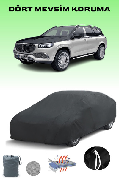 Breen غطاء سيارة مرسيدس-بنز مايباخ جي إل إس أسود، غطاء سيارة، خيمة سيارة