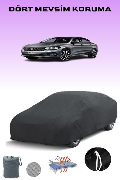 Breen غطاء سيارة فيات تيبو / إيجيا 2015 - 2021 أسود، غطاء سيارة، خيمة سيارة