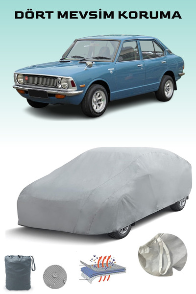 Breen غطاء سيارة تويوتا كورولا 2 سيدان رباعي الأبواب باللون الرمادي، غطاء سيا...