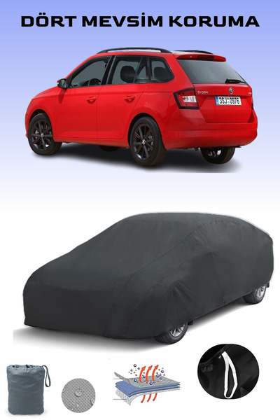 Breen غطاء سيارة سكودا فابيا كومبي 2014 - 2018 أسود، غطاء سيارة، خيمة سيارة
