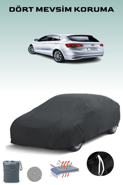 Breen غطاء سيارة فيات أوتيمو أسود، غطاء سيارة، خيمة سيارة