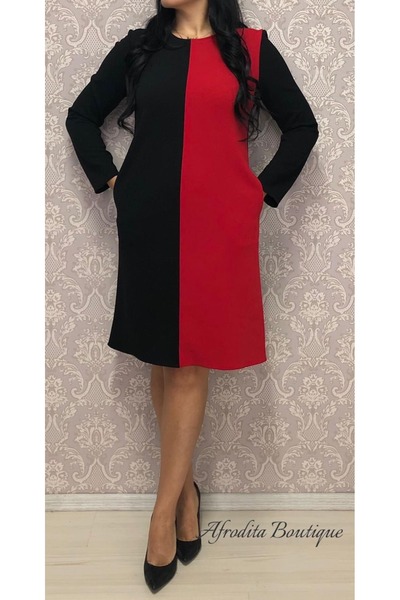 Afrodita Boutique Duo crepe dress