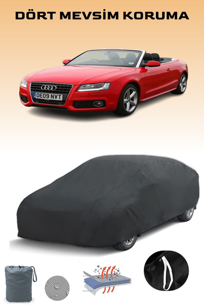 Breen غطاء سيارة أودي S5 كابريوليه أسود 2009 - 2012، غطاء سيارة، خيمة سيارة
