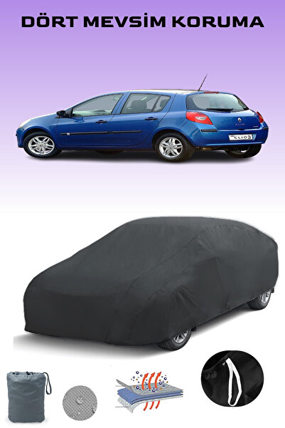 Breen غطاء سيارة رينو كليو أسود بخمسة أبواب 2006 - 2009، غطاء سيارة، خيمة سيارة