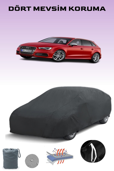 Breen غطاء سيارة أودي S3 سبورت باك 2013 - 2016 باللون الأسود، غطاء سيارة، خيمة سيارة