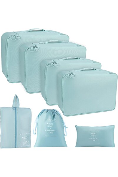 Generic 7Pcs Packing Cubes for Suitcases, Travel Organiser Packing Bags
