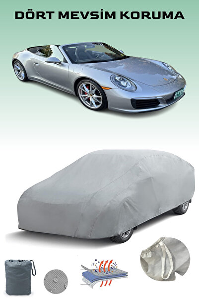 Breen Gray Porsche 911 Carrera 4S Cabriolet (991) 2012 - 2018 Car Cover, Auto Cover, Car Tent