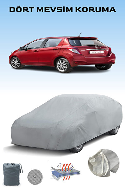 Breen غطاء سيارة تويوتا ياريس رمادي اللون بخمسة أبواب، موديلات 2011 - 2014، غ...