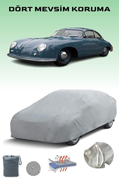 Breen غطاء سيارة بورش 356 كوبيه رمادي اللون، غطاء سيارة، خيمة سيارة