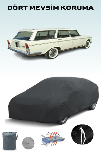 Breen غطاء سيارة فيات 1800 / 2100 فاميليار أسود اللون، موديلات 1959 - 1961، غ...