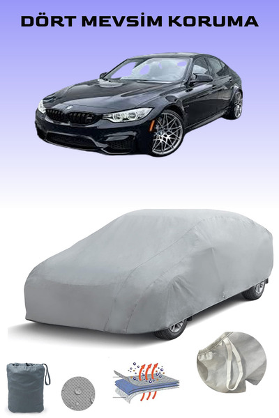 Breen غطاء سيارة رمادي لسيارة بي إم دبليو إم3 سي إس (إف80) موديل 2017 - 2018، غطاء سيارة، خيمة سيارة