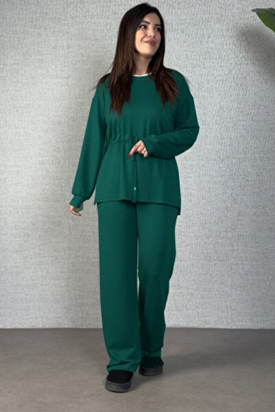 Modayakamoz Set din două piese pentru femei, bluză și pantaloni din viscoză, ...