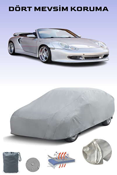 Breen Gray Porsche 911 Carrera Cabriolet (996) 1998 - 2001 Car Cover, Auto Cover, Car Tent