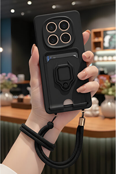 TechTrove حافظة هاتف متوافقة مع شاومي ريدمي نوت 14 برو 5G مع حلقة تعليق للرقب...