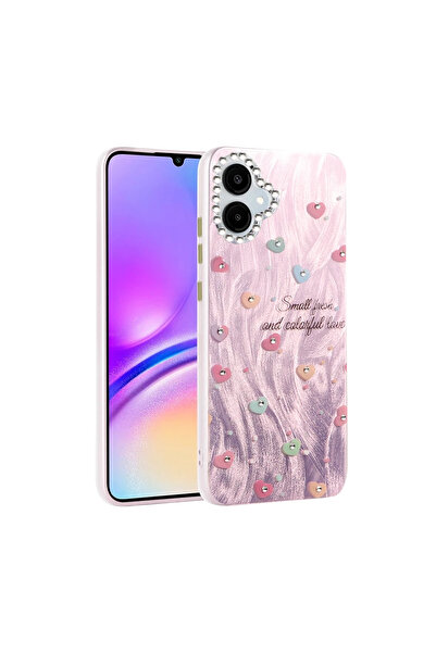 UnDePlus Samsung Galaxy A06 Case Colorful Shiny Embossed Pattern Blade Cover