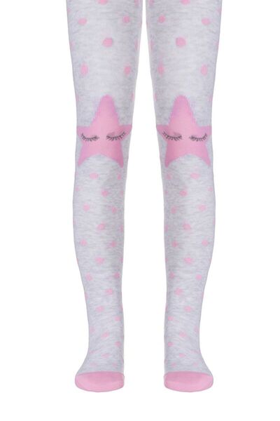 Conte Elegant Șosete din bumbac pentru copii Tip-Top, model 450 - gri deschis, 92-98 (14)