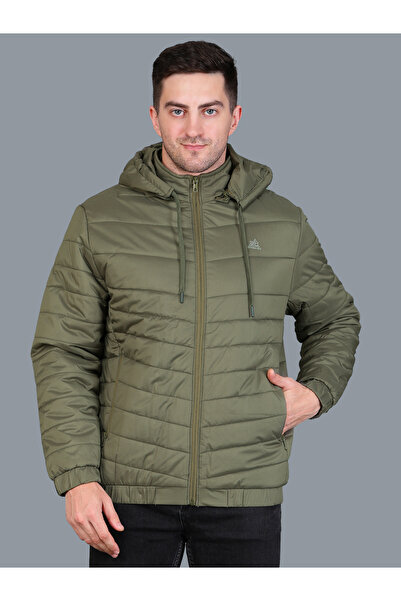 Fort Collins By Styli جاكيت رجالي بلون الزيتوني