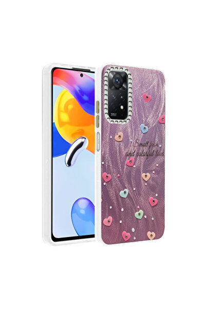 UnDePlus حافظة لهاتف Xiaomi Redmi Note 12 Pro 4G / Note 11 Pro غطاء ذو نمط منقوش ملون ولامع