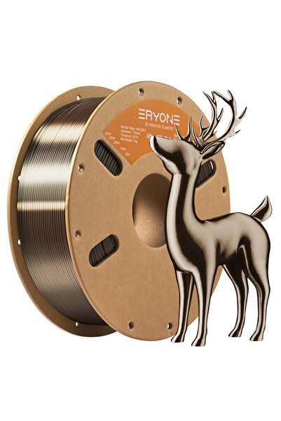 Choice4 Ultra SILK Dark Gold Eryone 1KG Ultra SILK PLA Premium Filament 3D Pr...