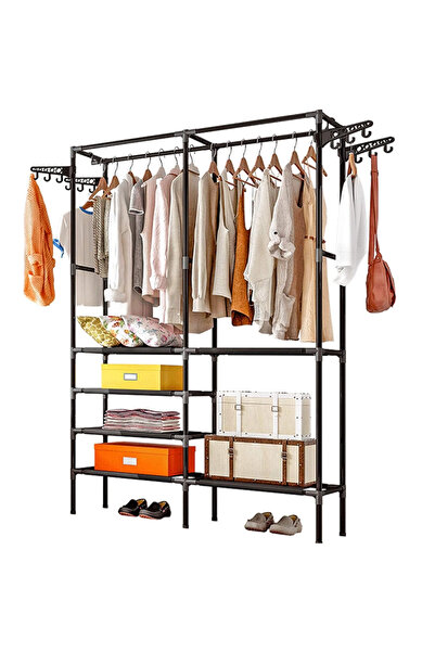 TodayShop Organizator de haine și încălțăminte cu cârlige laterale