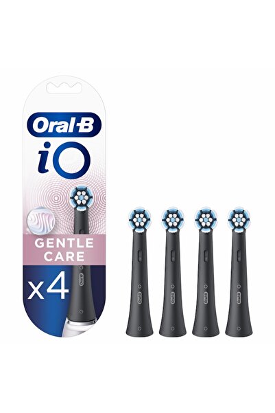 Oral-B Κεφαλή οδοντόβουρτσας, Oral-B, iO Gentle Care, 4 τεμάχια, μαύρη