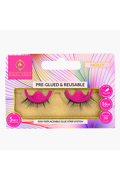 Pinky Goat Pre-glued Eye Lashes - Molly