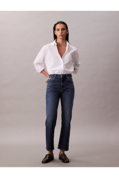 Calvin Klein SOLID BOXY CROPPED SHIRT
