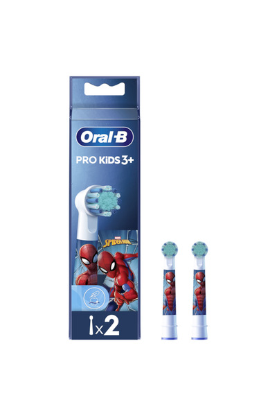 Oral-B Spiderman electric toothbrush refill for children, 2 pcs