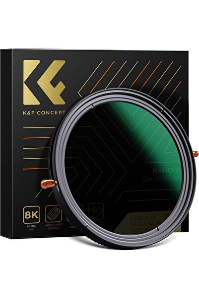 K&F CONCEPT 82mm Variable Fader ND2-ND32 ND Filter & CPL Circular Polarizing Filter 2 in 1 for Camer