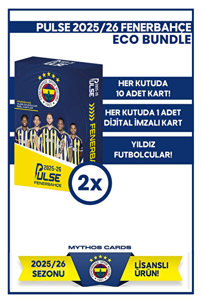Fenerbahçe Eco Bundle - - Pulse Futbolcu Kartları 2025/26 - 2 Paket