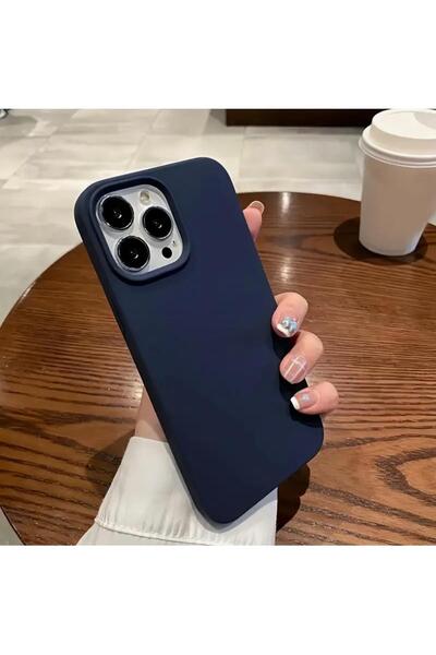 TSG CONNECT جراب سيليكون فاخر مصمم ليناسب هاتف آيفون بشكل مثالي. أزرق