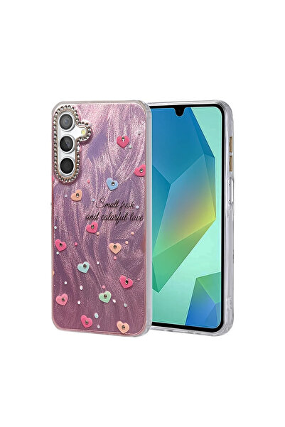 UnDePlus For Samsung Galaxy S25 Fe / S24 Fe Case Colorful Shiny Embossed Patt...