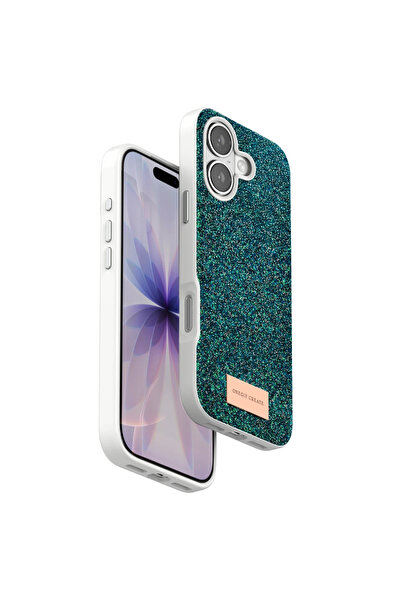 UnDePlus Apple iPhone 17 Case Glittery Shiny Silicone Bright Cover