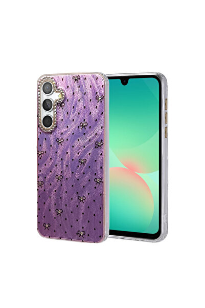 UnDePlus غطاء حماية لهاتف سامسونج جالاكسي A26 بنمط منقوش ملون ولامع