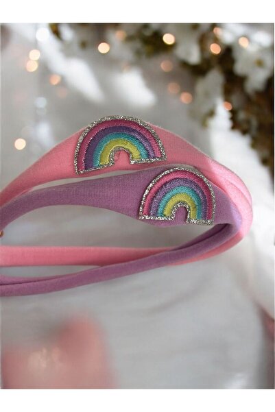 The Cloudish Shop Handmade Baby Hair Band Flexible Bandana 2-Pack Lilac Pink ...