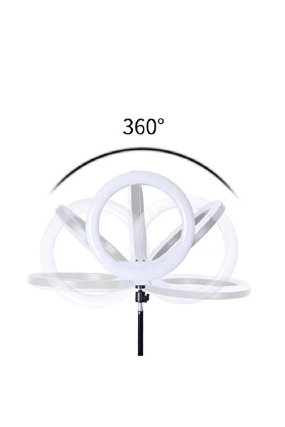 OEM Lampa Circulara Led, Ring Light, Diametru 20cm, 3 Moduri De Lumina,60 W