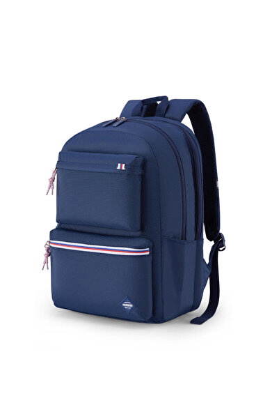 American Tourister Riley Laptop Backpack – Blue – 28L, Fits 15.4″ Laptop